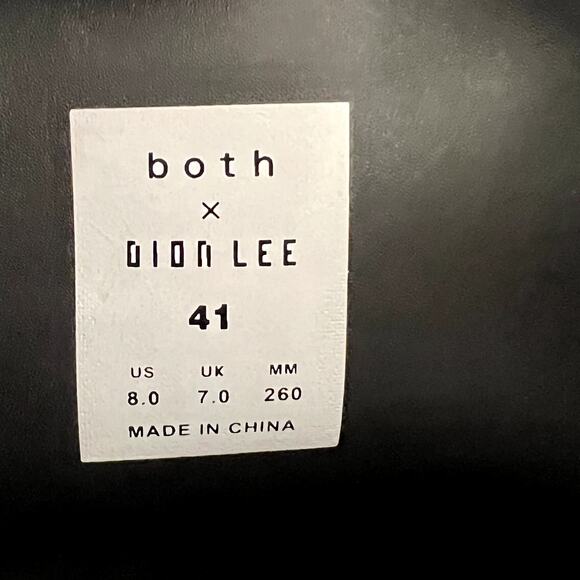 Dion Lee x Both Gao platform work boots black size 41 - Picture 4 of 7